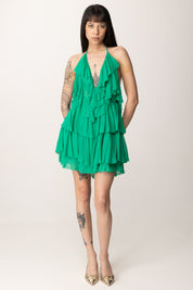 Aniye By Mini Abito a Balze Pen 185708 GREEN