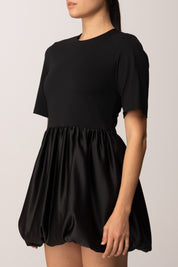 Twin-set Mini Abito con Gonna Balloon 252TF2050 NERO