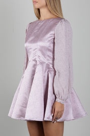 Elisabetta Franchi Bambina Mini Abito In Gazar con Stampa Micro-pois EFAB6970TV153.D578