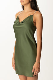 Khloe Femme Mini Abito Lingerie con Spalline Strass 5315 MUSCHIO