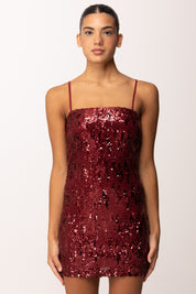 Aniye By Mini Abito Lulu Full Paillettes 181179 BURGUNDY