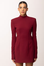 Aniye By Mini Abito Sienna con Cut-out e Scollo Retro 181313 BURGUNDY