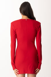 Aniye By Mini Abito Sienna con Scollo a V 181357 SCARLATTO