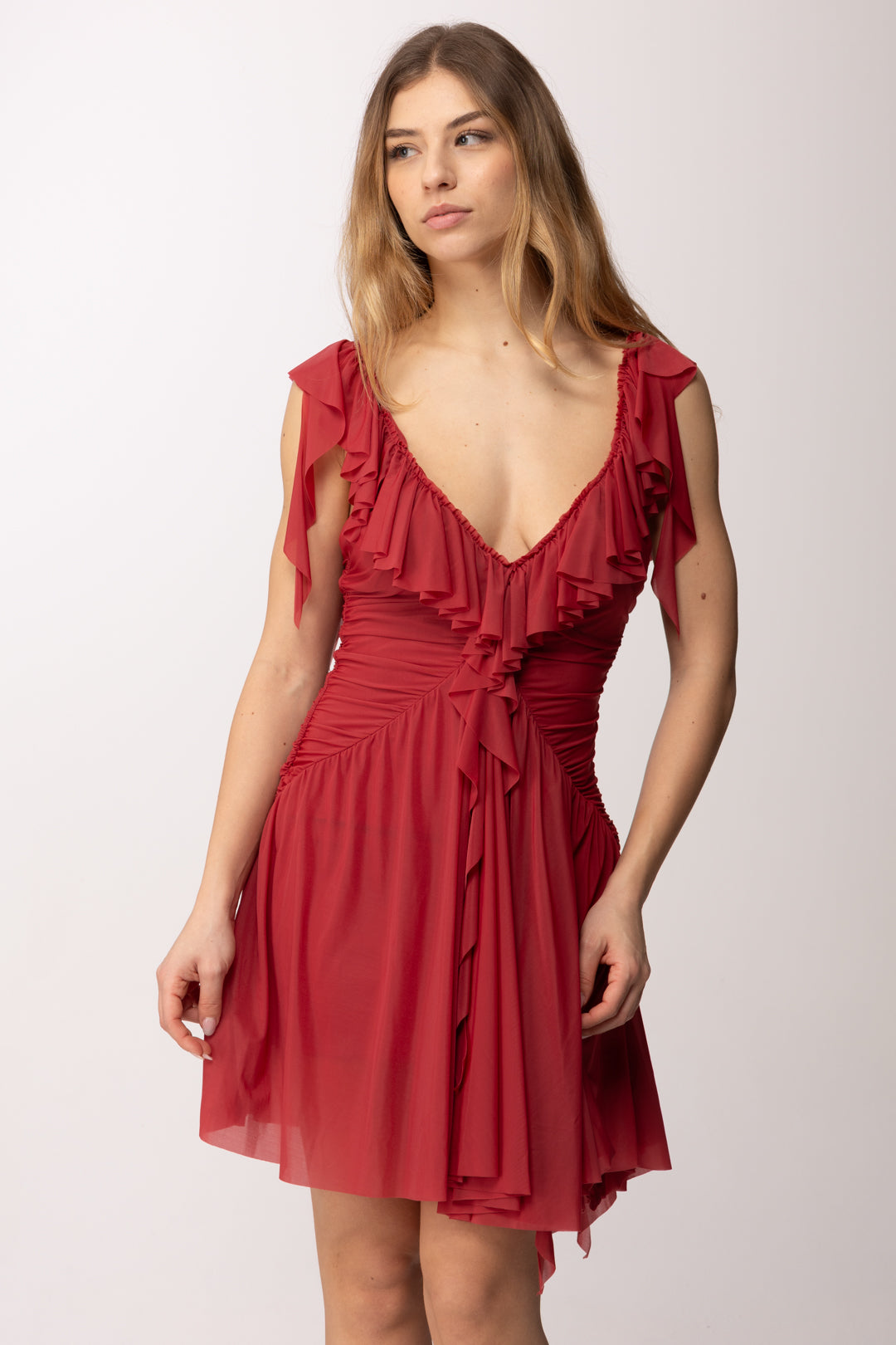 aniye by olga dress with anthracite glitter ruches Nox Anabel -MD129 Embroidered Applique Glitter Sheath Dress 10W / NAVY BLUE