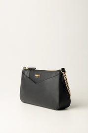 Twin-set Mini Bag con Catena Effetto Saffiano 252TB7033 NERO