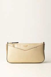 Twin-set Mini Bag con Catena Effetto Saffiano 252TB7033 ORO