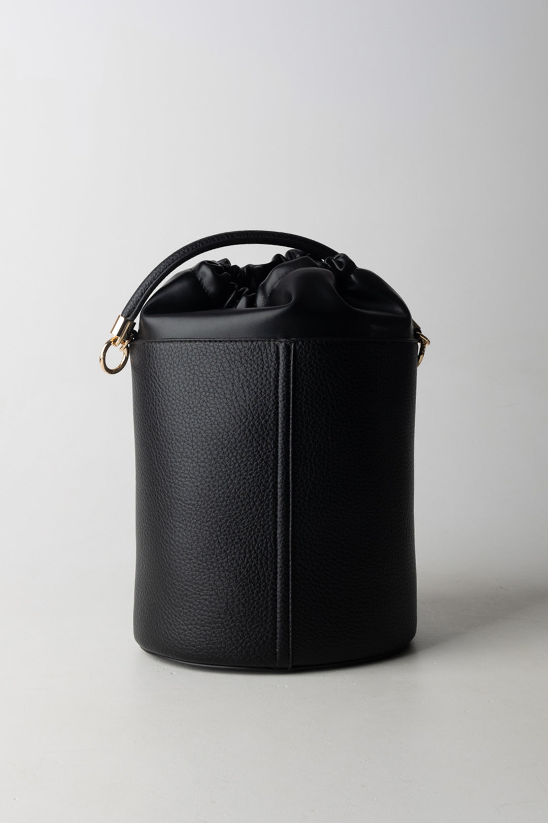 Manila Grace Mini Borsa a Secchiello con Coulisse B859EU NERO