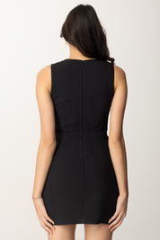 Elisabetta Franchi Mini Dress Bustier con Micro Charm AB74751E2 NERO