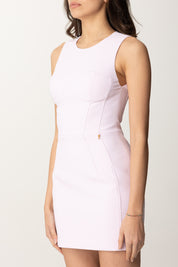 Elisabetta Franchi Mini Dress Bustier con Micro Charm AB74751E2 QUARZO