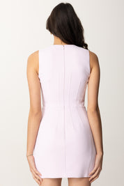 Elisabetta Franchi Mini Dress Bustier con Micro Charm AB74751E2 QUARZO