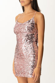 Khloe Femme Mini Dress Lingerie Full Paillettes 3837 PHARD