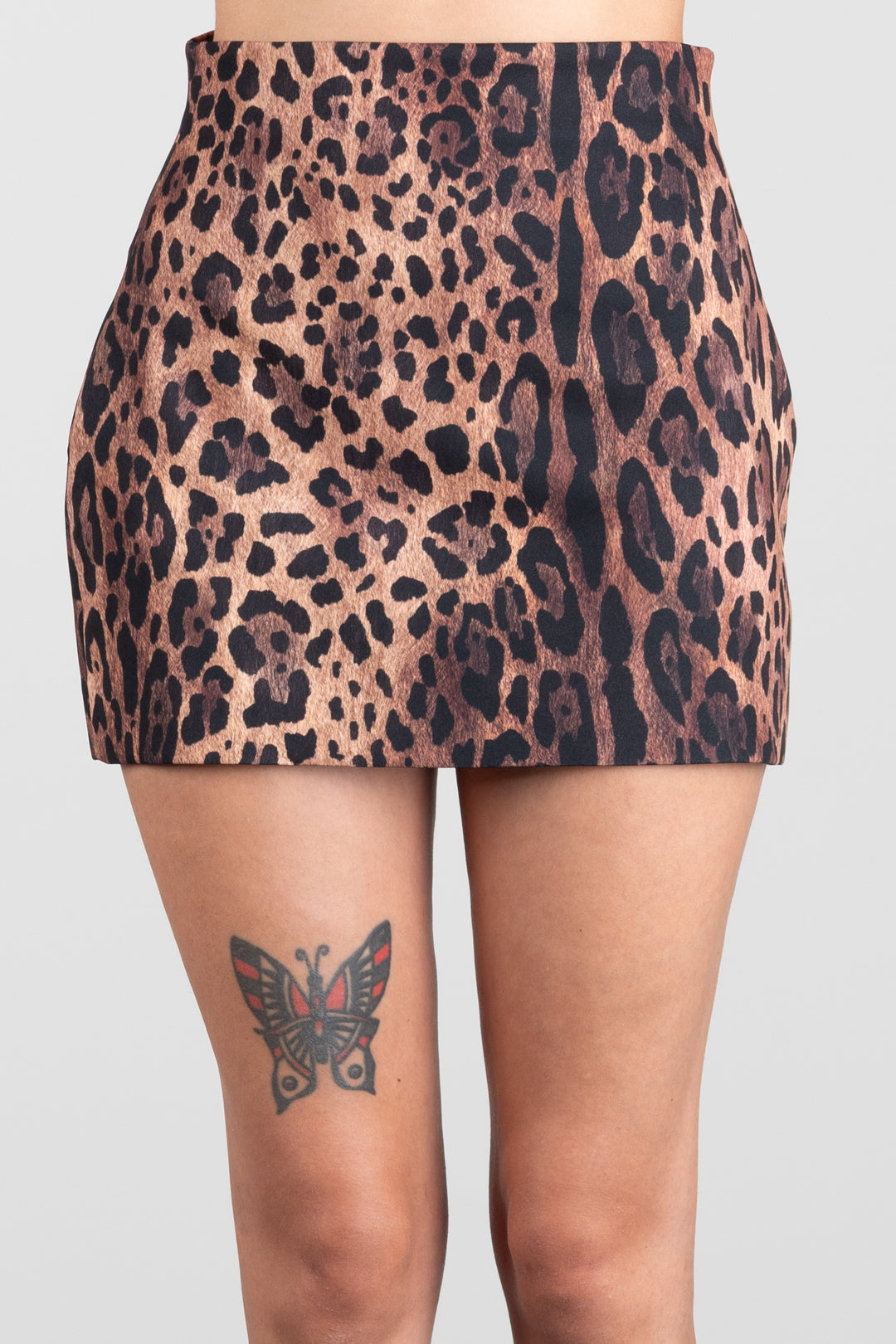 Aniye By Mini Gonna Ira Animalier a Vita Alta 181323 HOT LEO
