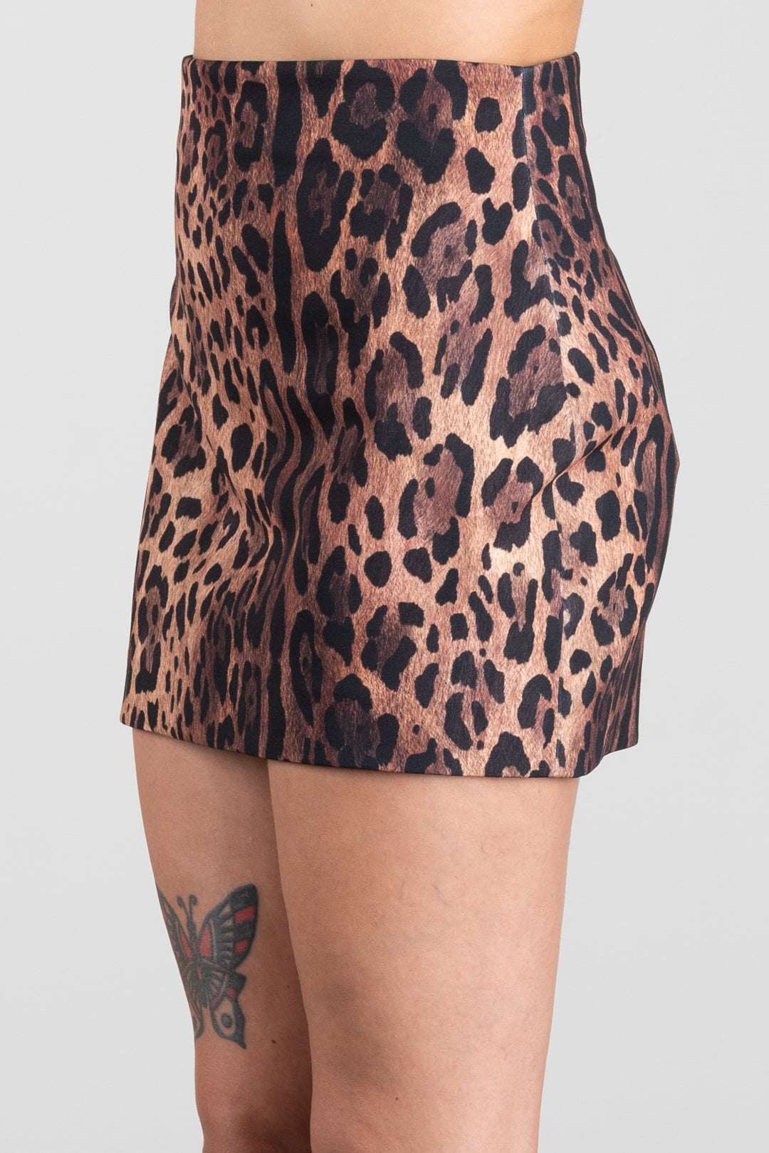 Aniye By Mini Gonna Ira Animalier a Vita Alta 181323 HOT LEO