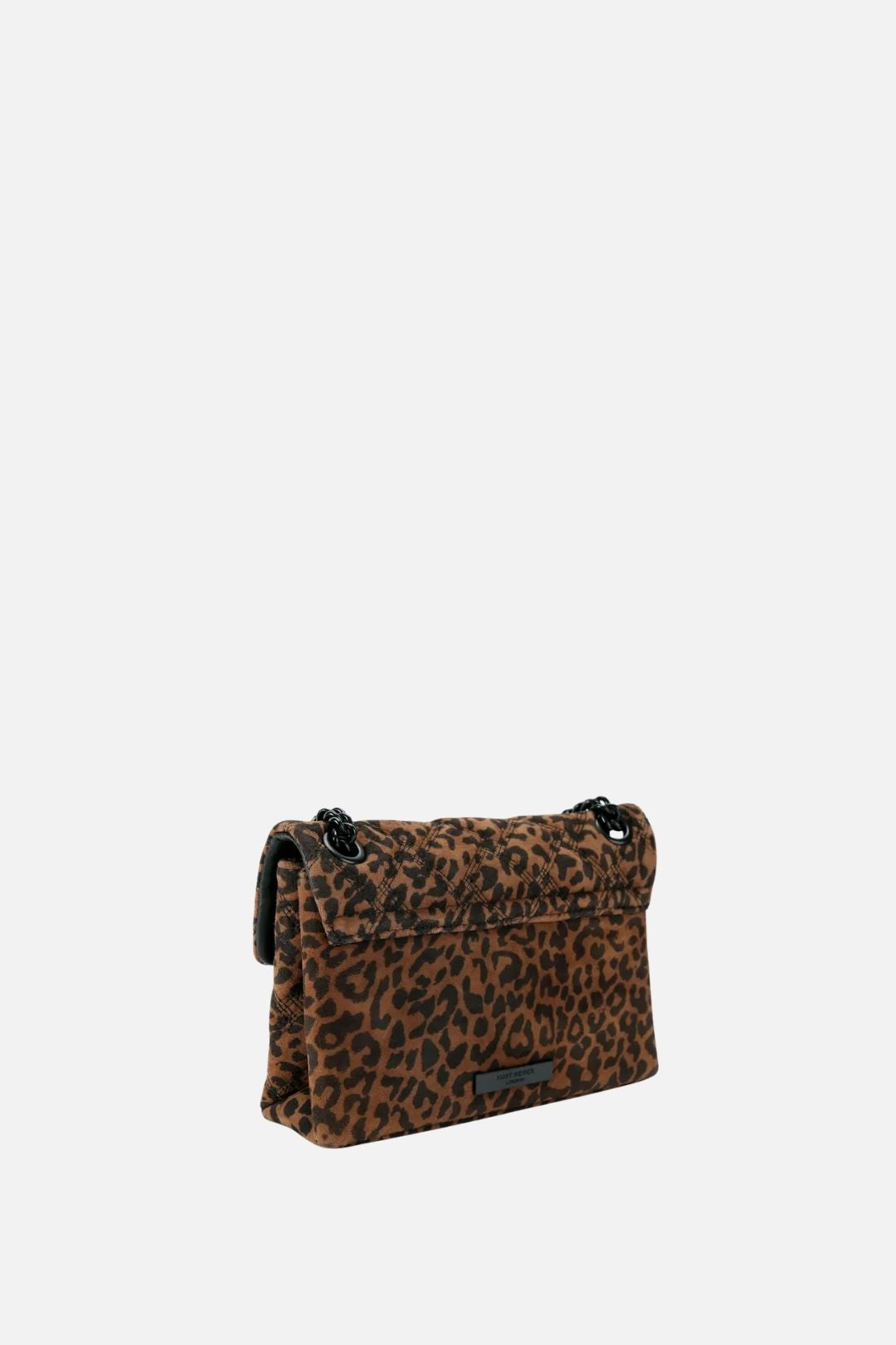Kurt Geiger Mini Leather Kensington Bag In Camoscio Animalier 5017339289 BROWN/OTH