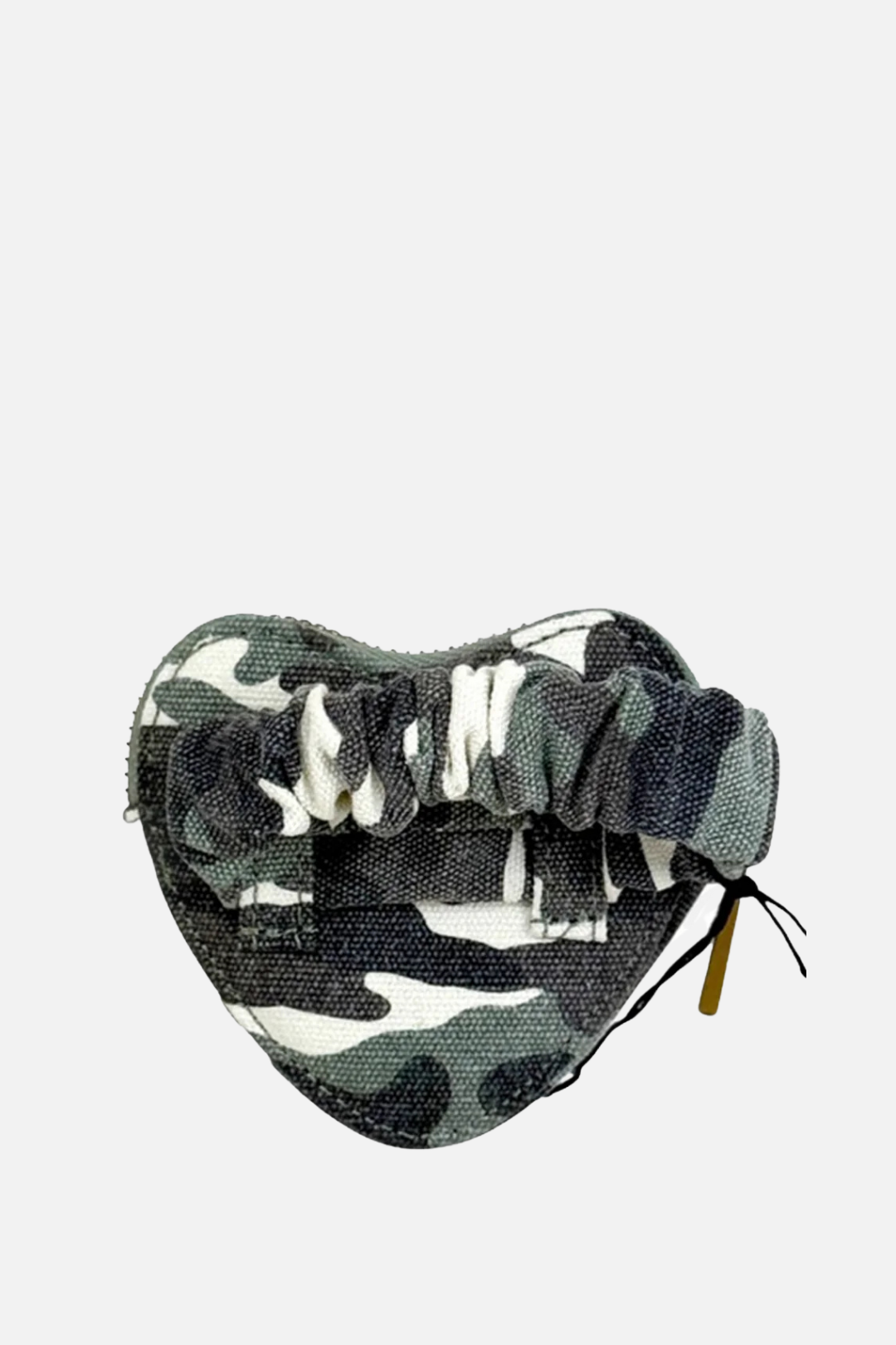 Kurt Geiger Mini Wristlet Bag Cuore Kensington con Stampa Camouflage 5369775609 GREEN COMB