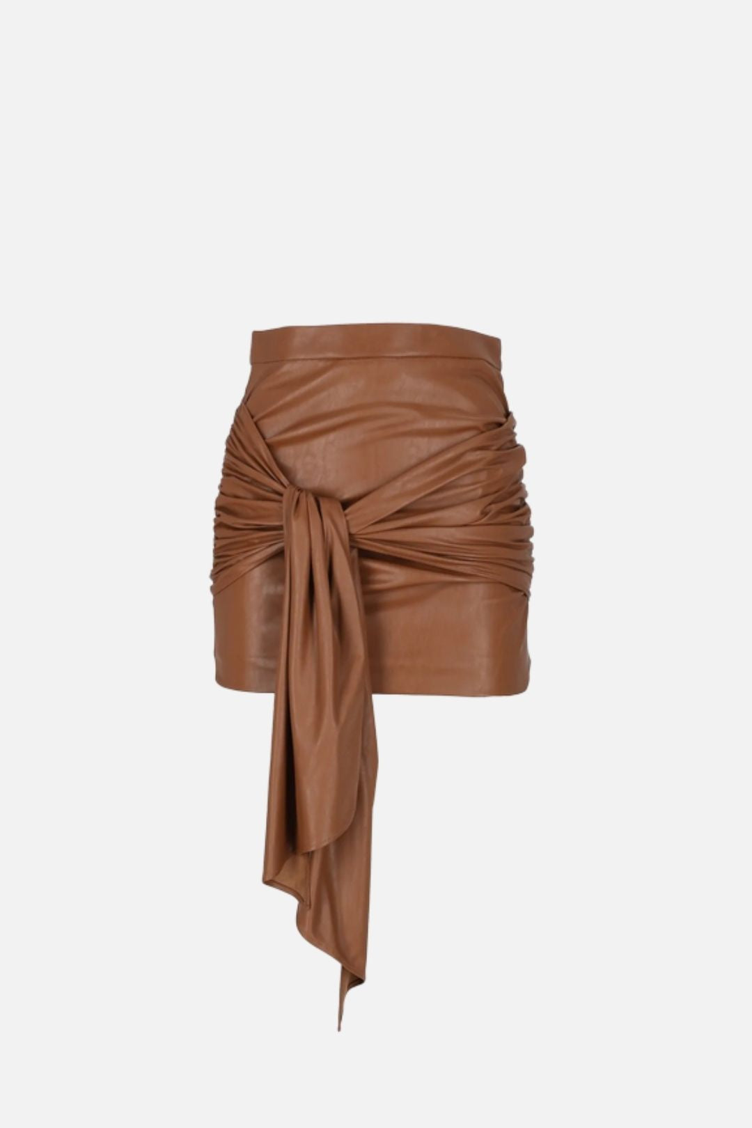 Elisabetta Franchi Minigonna con Fusciacca Effetto Pelle GO21166E2 SIGARO