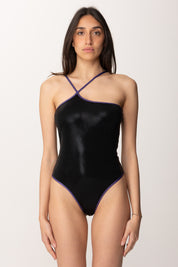 Me Fui Monokini con Orli a Contrasto MF25-0804 BLACK