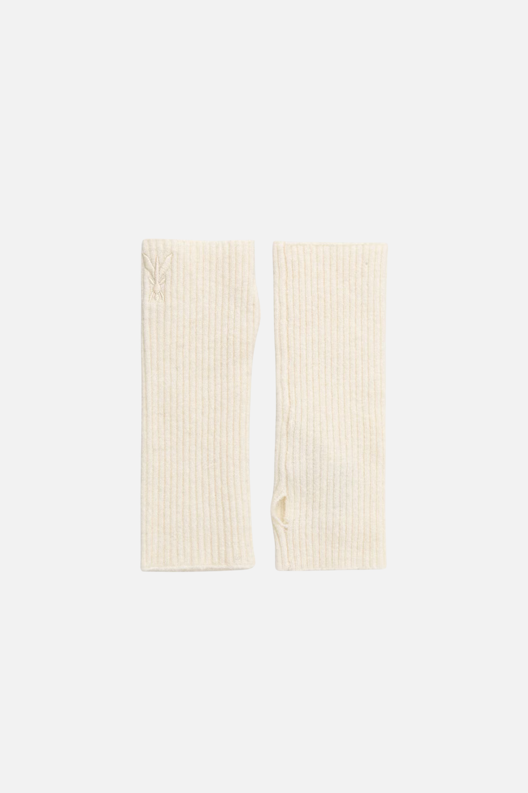 Patrizia Pepe Muffole Lunghe In Maglia con Lana 2F0104 K293 VANILLA ICE