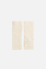 Patrizia Pepe Muffole Lunghe In Maglia con Lana 2F0104 K293 VANILLA ICE