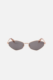 Furla Occhiali Da Sole Esagonali In Metallo Rose Gold WD00202 MT0000 4873S