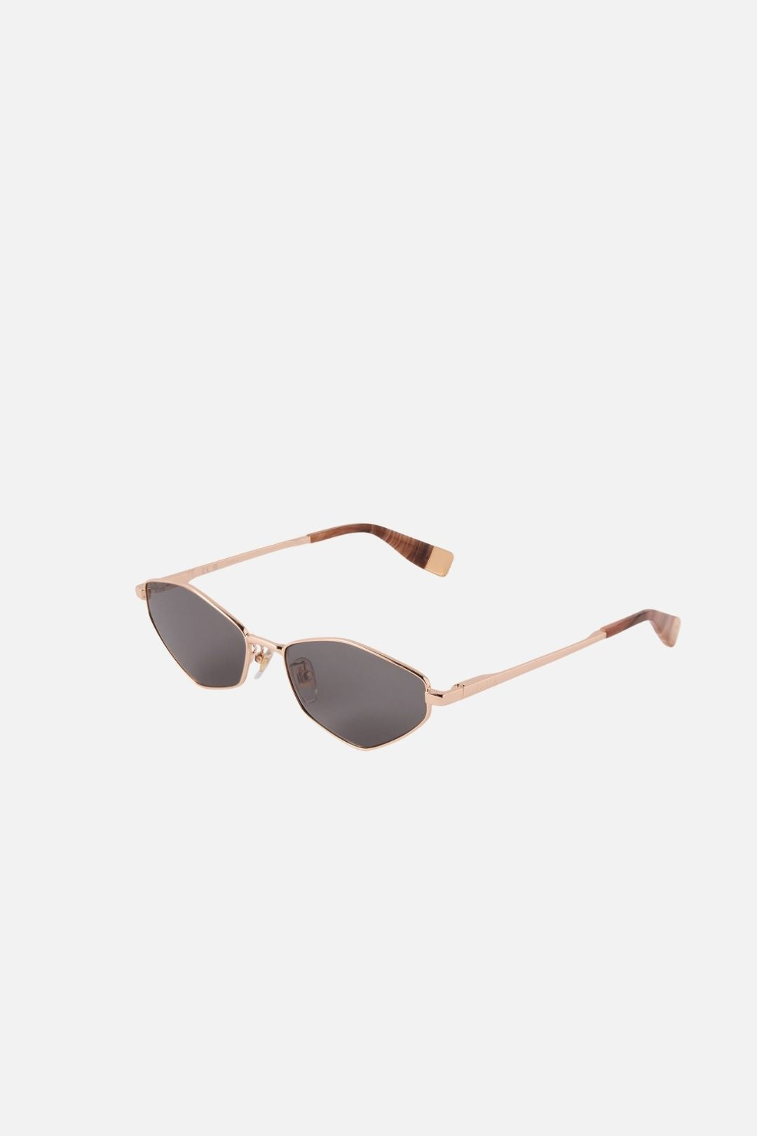 Furla Occhiali Da Sole Esagonali In Metallo Rose Gold WD00202 MT0000 4873S