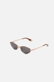 Furla Occhiali Da Sole Esagonali In Metallo Rose Gold WD00202 MT0000 4873S