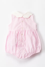 Elisabetta Franchi Bambina Pagliaccetto In Cotone ENPG0490CAE04 TEO QUARZO-AVORIO/AVORIO