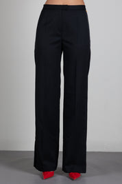 Elisabetta Franchi Pantalon Sartoriali i In Gabardina PA22868E2 NERO