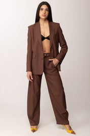 Pinko Pantalon Stretch con Cintura 106492 A2W6 L78