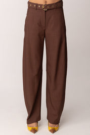 Pinko Pantalon Stretch con Cintura 106492 A2W6 L78