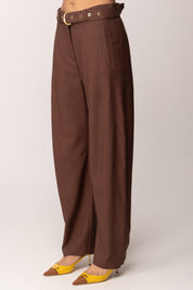 Pinko Pantalon Stretch con Cintura 106492 A2W6 L78