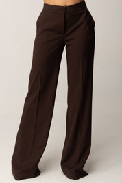 Aniye By Pantalone Dritto Dandy 181201 MOKA