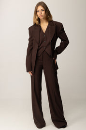 Aniye By Pantalone Dritto Dandy 181201 MOKA