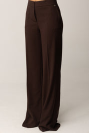 Aniye By Pantalone Dritto Dandy 181201 MOKA