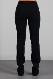 Patrizia Pepe Pantalone Slim Fit a Vita Alta 8P0620 A6F5 NERO