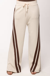 Pinko Pantaloni a Gamba Larga con Bande Laterali 106335 A34D C44