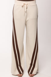 Pinko Pantaloni a Gamba Larga con Bande Laterali 106335 A34D C44