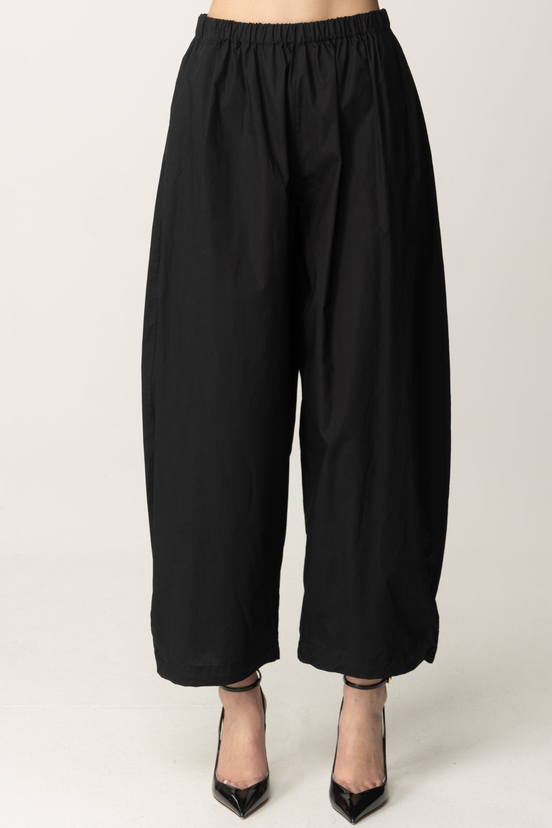 Pinko Woman Balloon Pants with Elastic 105210 A2LD Z99 Pinko Woman Balloon Pants with Elastic 105210 A2LD Z99