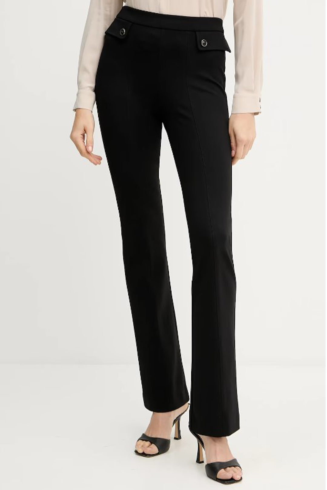 Marciano By Guess Pantaloni a Sigaretta Gwen 5YGB10 7160A JET BLACK A996