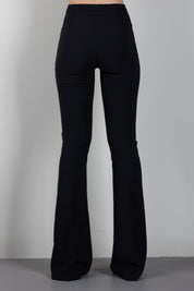 Elisabetta Franchi Pantaloni a Zampetta con Morsetto Logo PA19766E2 NERO