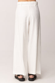 Elisabetta Franchi Bambina Pantaloni Ampi In Misto Lino EFPA3210LI009.0004