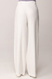 Elisabetta Franchi Bambina Pantaloni Ampi In Misto Lino EFPA3210LI009.0004