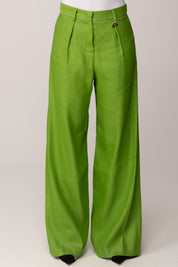 Elisabetta Franchi Bambina Pantaloni Ampi In Misto Lino EFPA3210LI009.1067