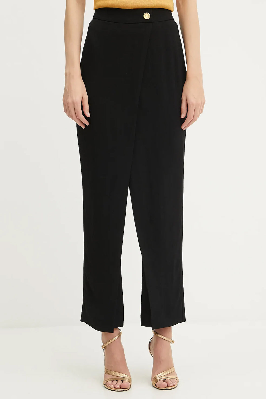 Marciano By Guess Pantaloni Ariana con Pannello 5YGB06 7341A JET BLACK A996