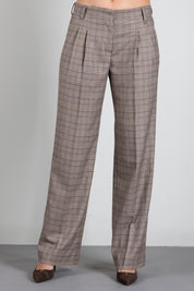 Aniye By Pantaloni Baggy Cleo a Quadri 181025 GALLES :AI26