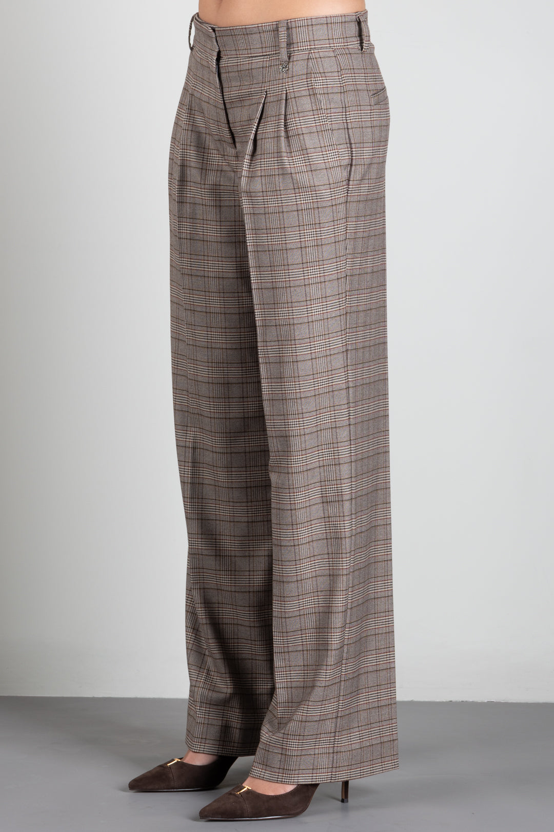 Aniye By Pantaloni Baggy Cleo a Quadri 181025 GALLES :AI26