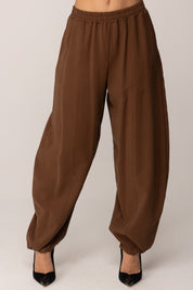 Twin-set Pantaloni Balloon con Elastico Alla Caviglia
 252TF2022 BISON