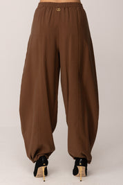 Twin-set Pantaloni Balloon con Elastico Alla Caviglia
 252TF2022 BISON