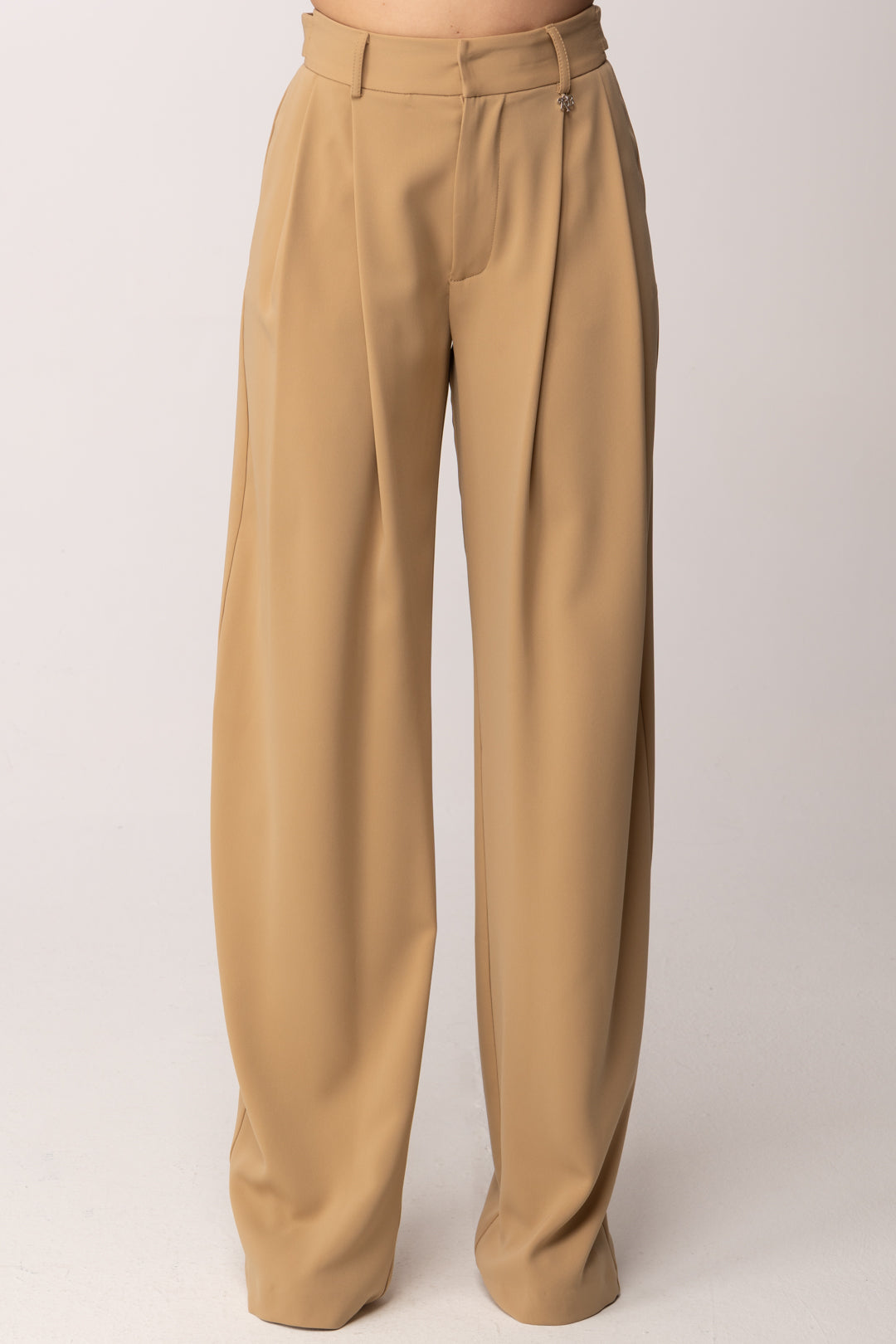 Aniye By Pantaloni Bella con Pinces 185003 LOVELY BEIGE :PE26