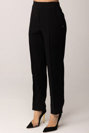 Meme Road Pantaloni Classici con Piping Frontale M8409P NERO